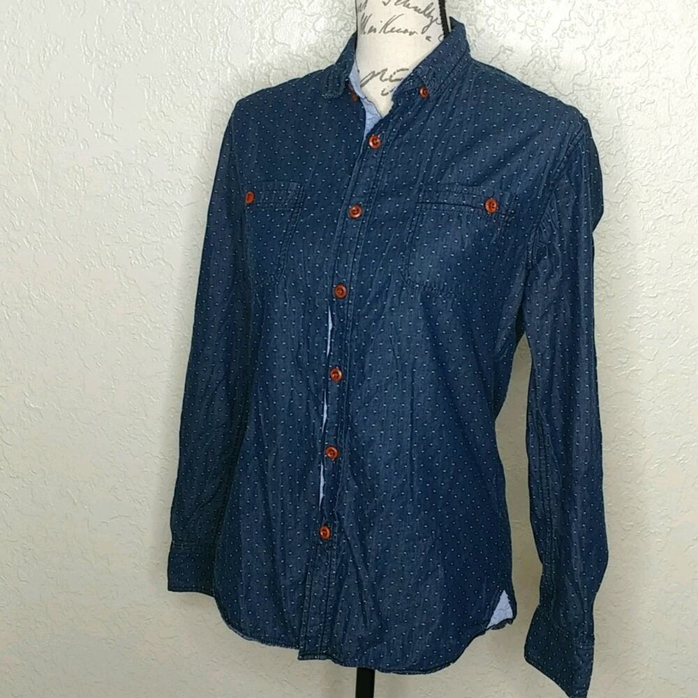Massimo Dutti Button Down Shirt Size L